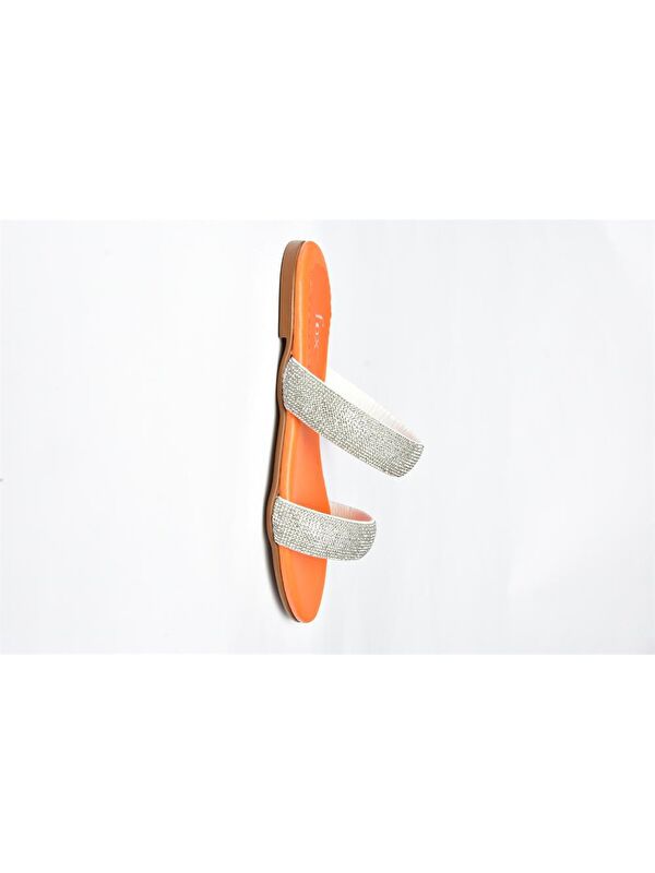 M272003509 Turuncu Kadın Terlik - Görsel 5