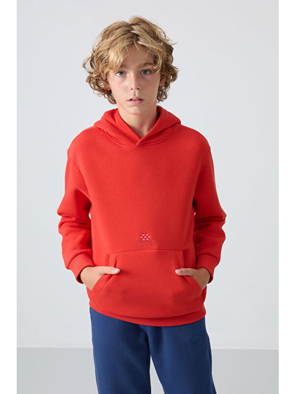 Tommylife Fiesta Pamuklu Kalın İçi Tüylü Yumuşak Dokulu Standart Fit Baskılı Erkek Çocuk Sweatshirt - 11215