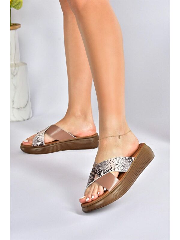 M291736203 Somon Kadın Terlik - Görsel 4