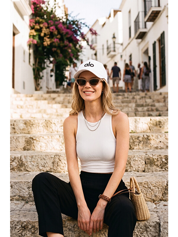 Lela Fitilli Super Crop Örme Atlet 5865554