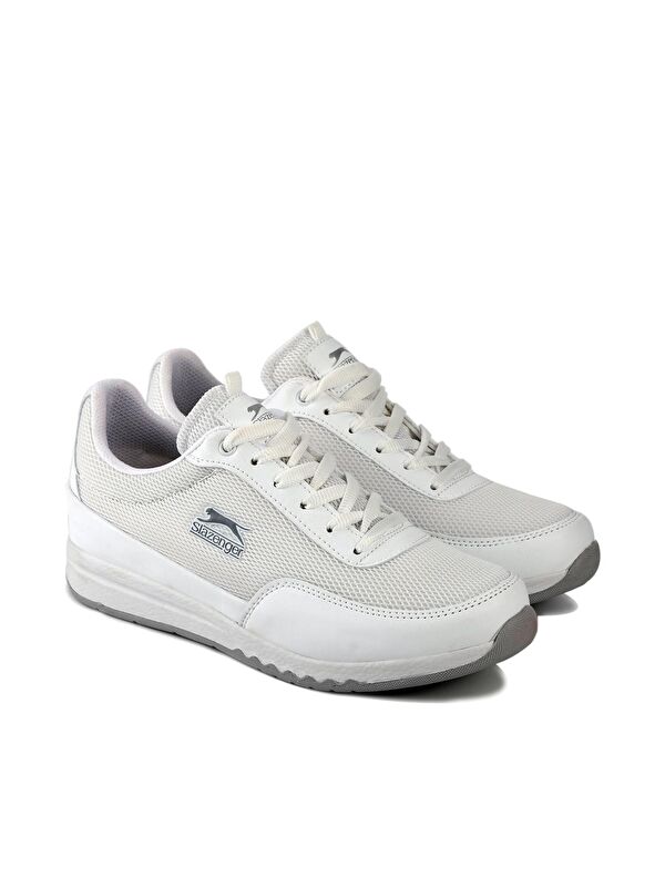 ANGLE I Sneaker Kadın Ayakkabı Beyaz / Gri - Görsel 3