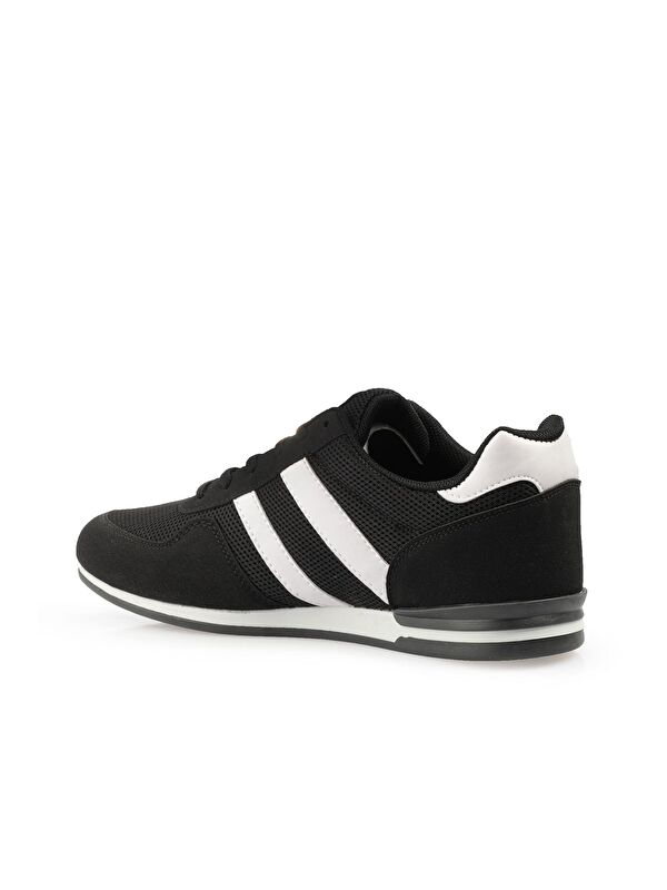 OMEGA Erkek Siyah / Beyaz Günlük Spor Ayakkabısı - Görsel 4