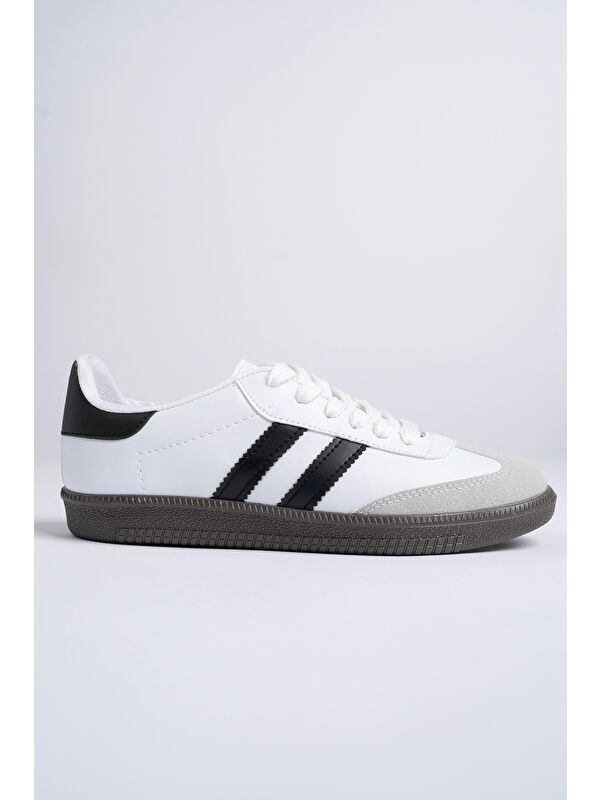 Muggo GORDON Unisex Ortopedik Günlük Bağcıklı Yürüyüş Koşu Sneaker Spor Ayakkabı