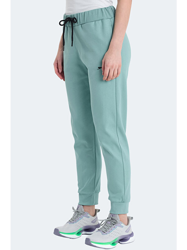 SLAZENGER VETERAN RBN Kadın Cepli Yeşil Eşofman Altı