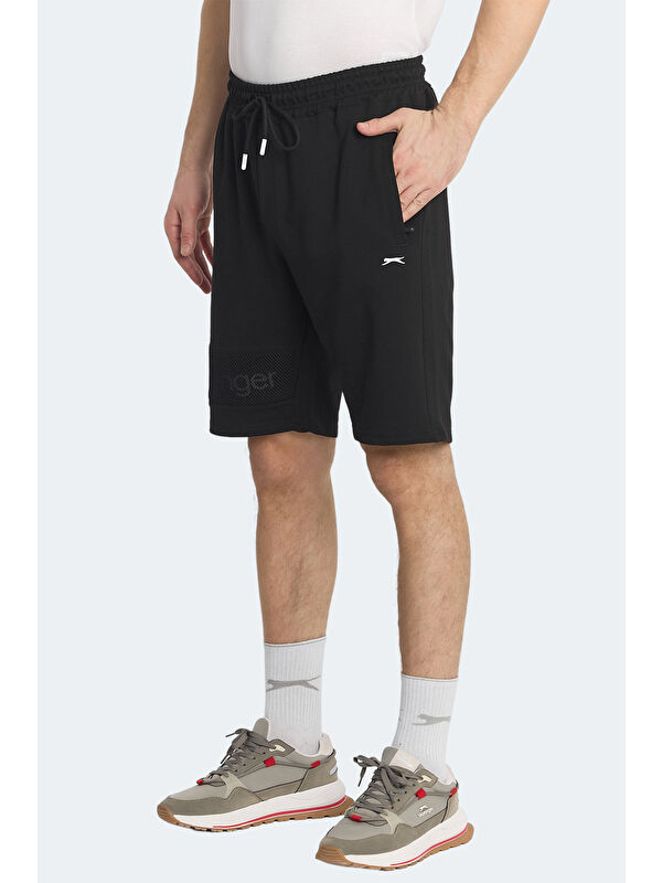 SLAZENGER NUKA Erkek Cepli Kapri Siyah Şort