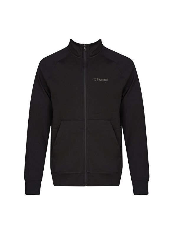 Hummel Evon Siyah  Erkek Fermuarlı Sweatshirt Hırka