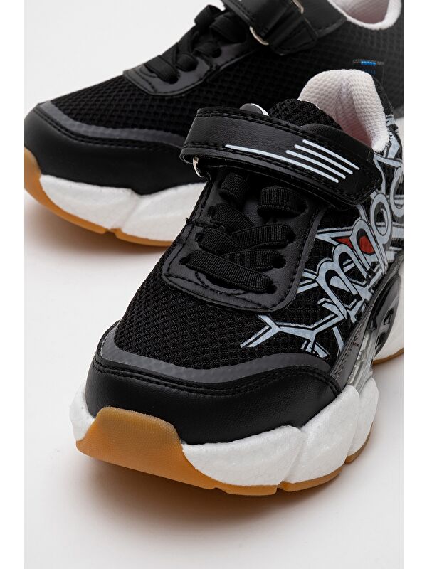 Erkek Çocuk Siyah Günlük Spor Ayakkabı - Görsel 3