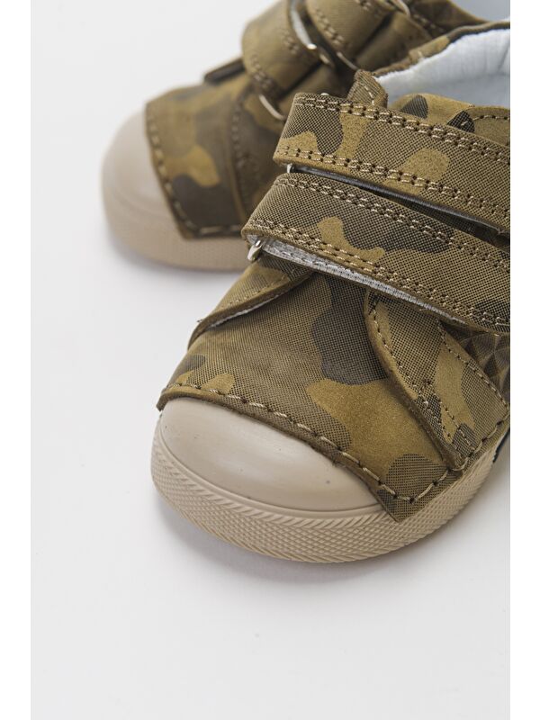 Erkek Çocuk Kum Hakiki Deri İlk Adım Günlük Ayakkabı - Görsel 2