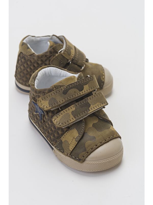 Erkek Çocuk Kum Hakiki Deri İlk Adım Günlük Ayakkabı - Görsel 3