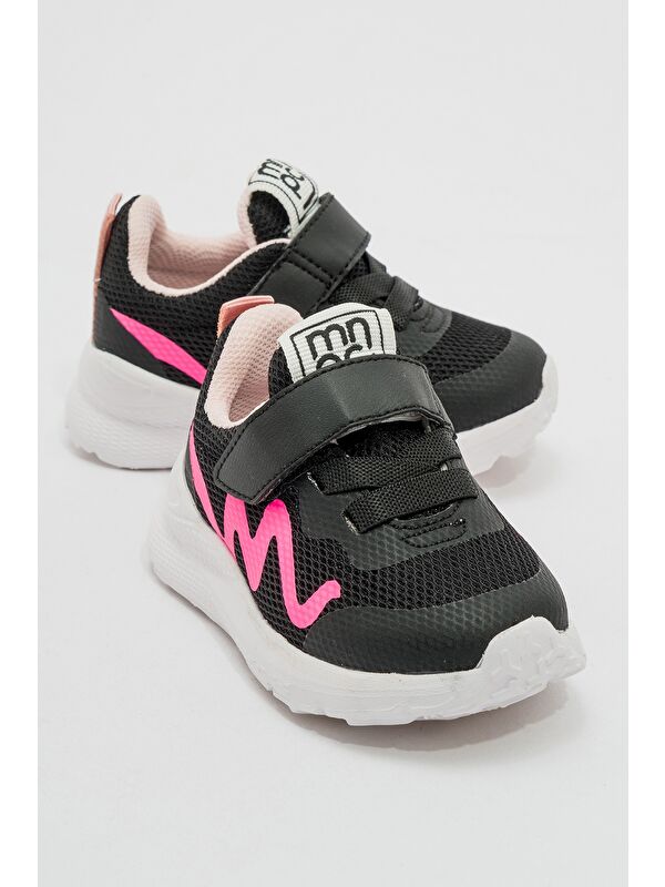 Kız Çocuk Siyah Spor Ayakkabı - Görsel 2