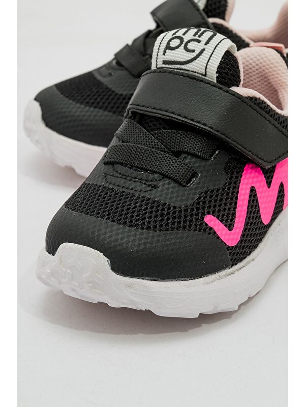 Kız Çocuk Siyah Spor Ayakkabı - Görsel 3