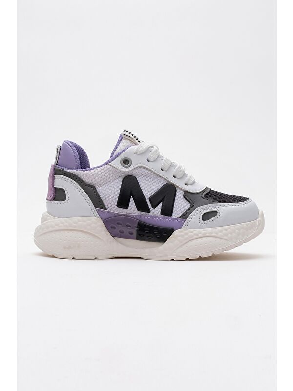 Kız Çocuk Beyaz Günlük Spor Ayakkabı - Görsel 5