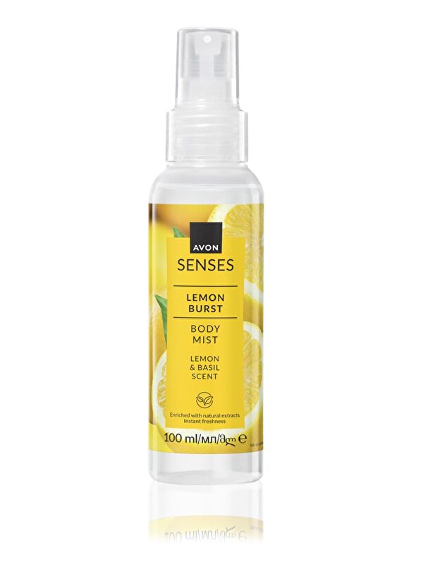 AVON Senses Lemon Burst Limon ve Reyhan Kokulu Vücut Spreyi 100 Ml.