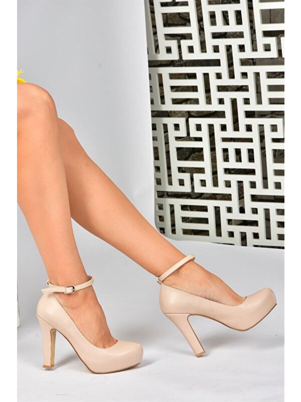 Ten Platform Topuklu Kadın Abiye Ayakkabı M348007709 - Görsel 5