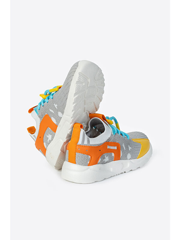 Yuvarlak Burunlu Bağcıklı Kız Çocuk Spor Ayakkabı - Görsel 5