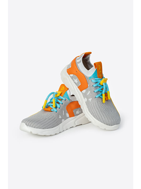 Yuvarlak Burunlu Bağcıklı Kız Çocuk Spor Ayakkabı - Görsel 6