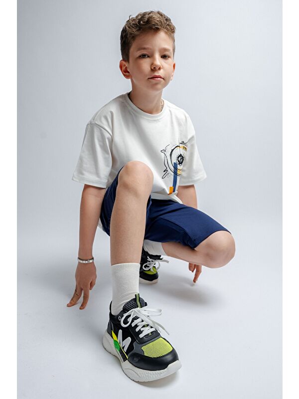 Erkek Çocuk Siyah Günlük Spor Ayakkabı - Görsel 3