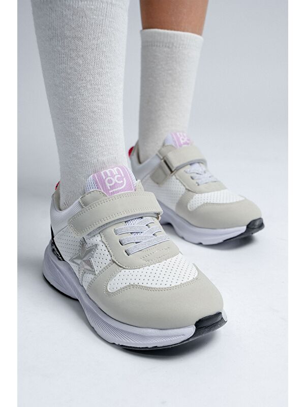 Kız Çocuk Beyaz Spor Ayakkabı - Görsel 3