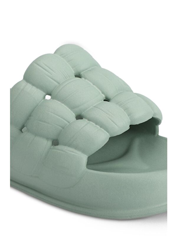 OFFU Kadın Terlik Yeşil - Görsel 5