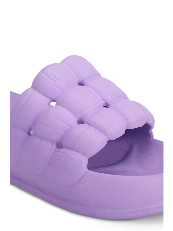 OFFU Kadın Terlik Lila - Görsel 5