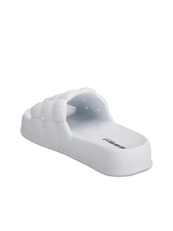 OFFU Kadın Terlik Beyaz - Görsel 4