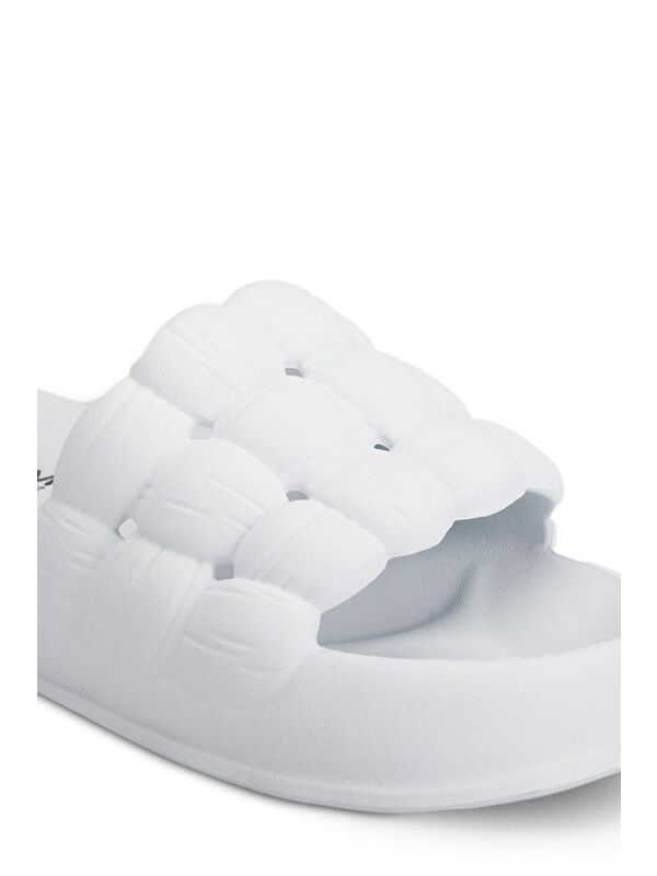 OFFU Kadın Terlik Beyaz - Görsel 5