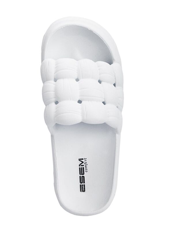 OFFU Kadın Terlik Beyaz - Görsel 6