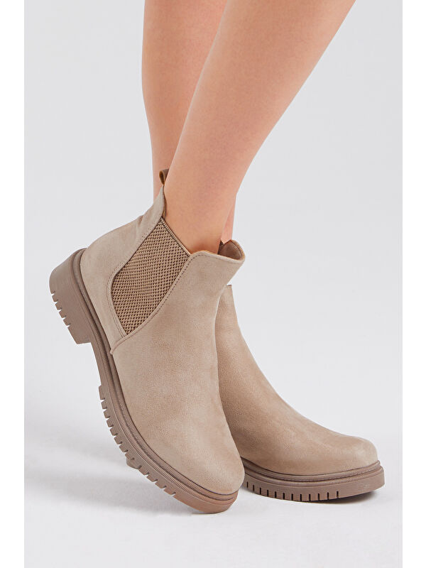 Tonny Black Siyah Tonny Black Süet Rahat Kadın Kalıp Lastikli Bot