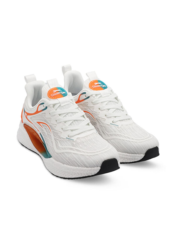 WARWICK Erkek Sneaker Ayakkabı Beyaz / Turuncu - Görsel 3