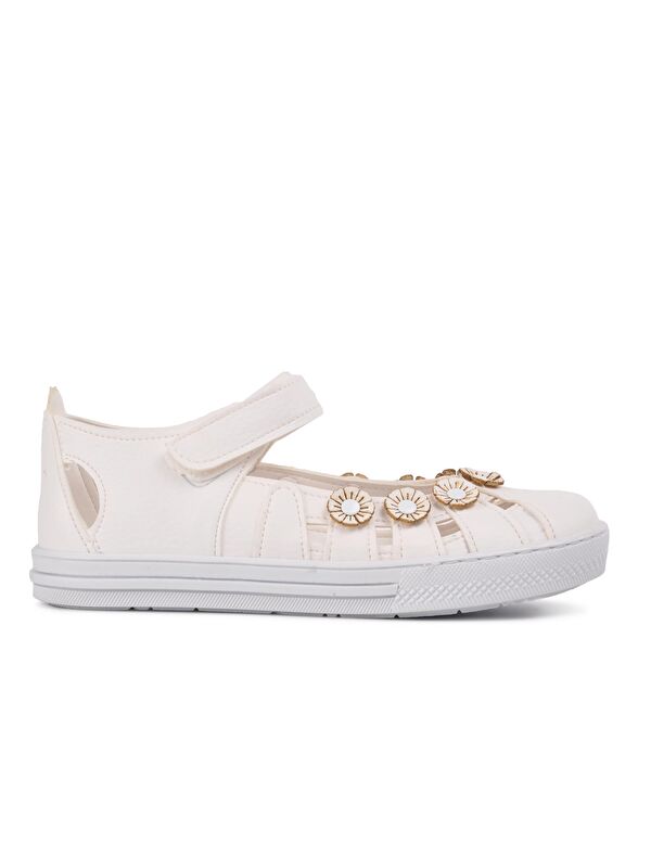 210106 Beyaz Comfort Kız Çocuk Günlük Ayakkabı - Görsel 2