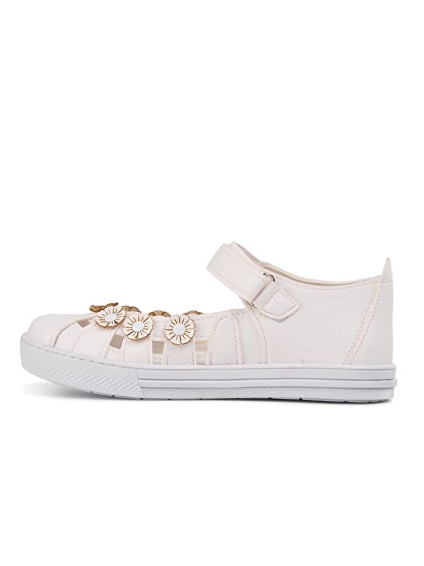 210106 Beyaz Comfort Kız Çocuk Günlük Ayakkabı - Görsel 3