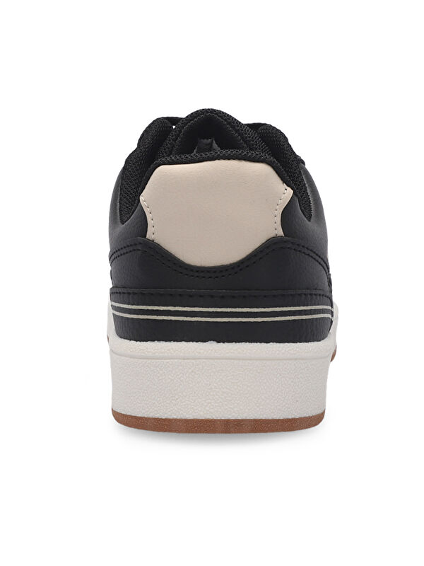 MONET IN Erkek Sneaker Ayakkabı Siyah / Bej - Görsel 7