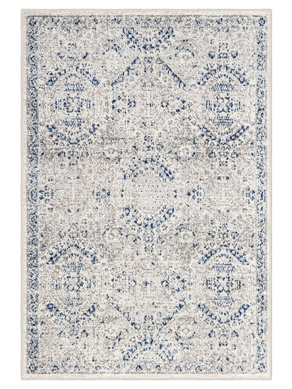 Homefesto Dekoratif Özel Tasarım Yıkanabilir İnce Kaymaz Tabanlı Modern Halı KECE FR09