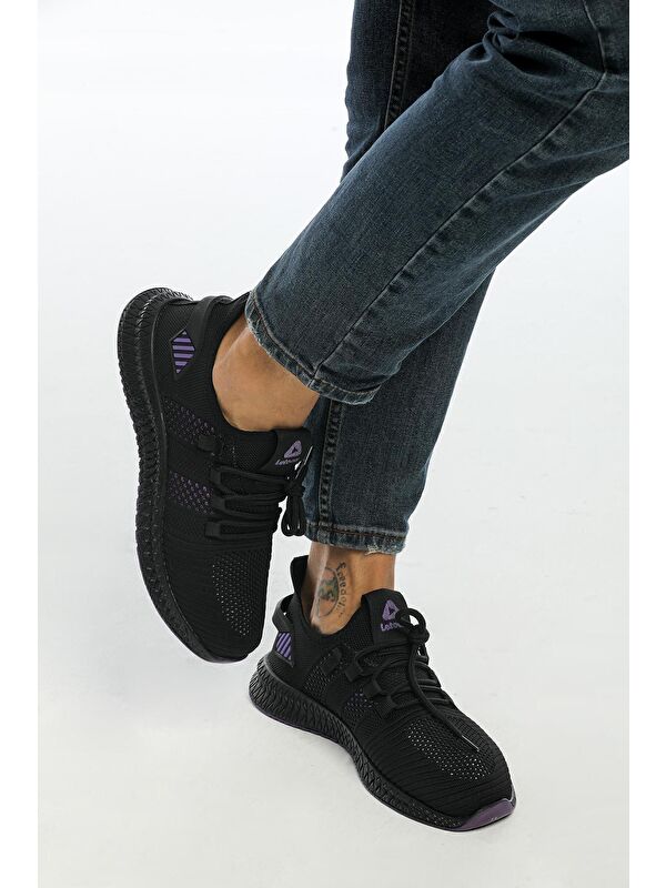 Yuvarlak Burunlu Bağcıklı Erkek Spor Ayakkabı - Görsel 7