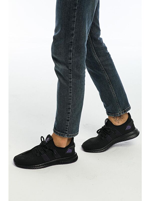 Yuvarlak Burunlu Bağcıklı Erkek Spor Ayakkabı - Görsel 8