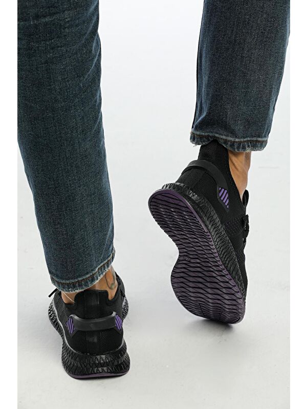 Yuvarlak Burunlu Bağcıklı Erkek Spor Ayakkabı - Görsel 9