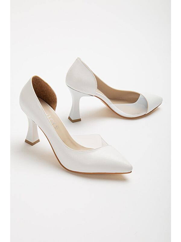 D252 Kadın Günlük Ortopedik Klasik Topuklu Ayakkabı - Görsel 4