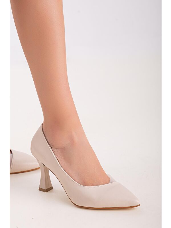 D252 Kadın Günlük Ortopedik Klasik Topuklu Ayakkabı - Görsel 6