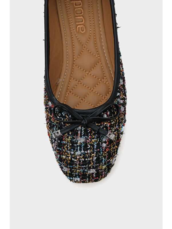 Capone Outfitters Siyah Capone Outfitters Hana Trend Kadın Babet