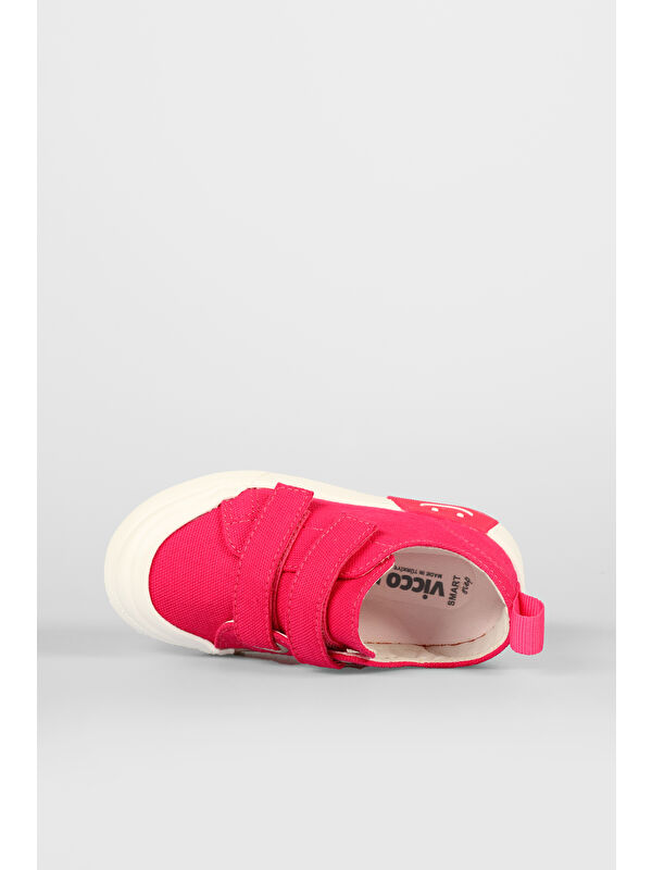 Luffy Işıklı Kız Bebek Fuşya Spor Ayakkabı - Görsel 7