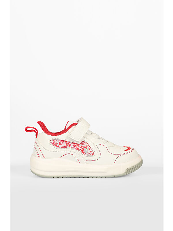 Disnew Işıklı Kız Bebek Beyaz Sneaker - Görsel 2