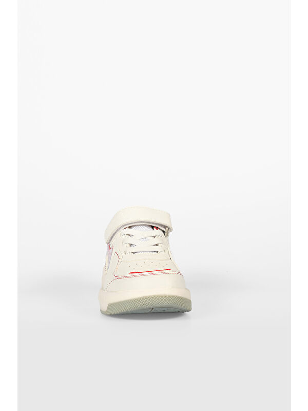 Disnew Işıklı Kız Bebek Beyaz Sneaker - Görsel 5