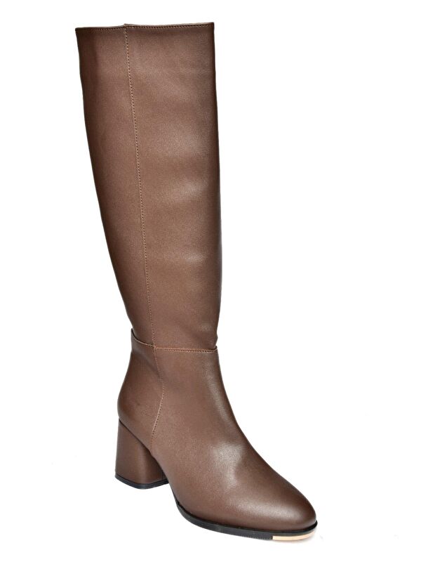 J848300109 Kahverengi Kadın Çizme - Görsel 3