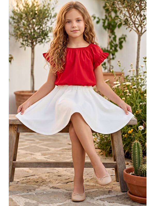 Parla Kids Kız Çocuk Bluz ve Etek Takım