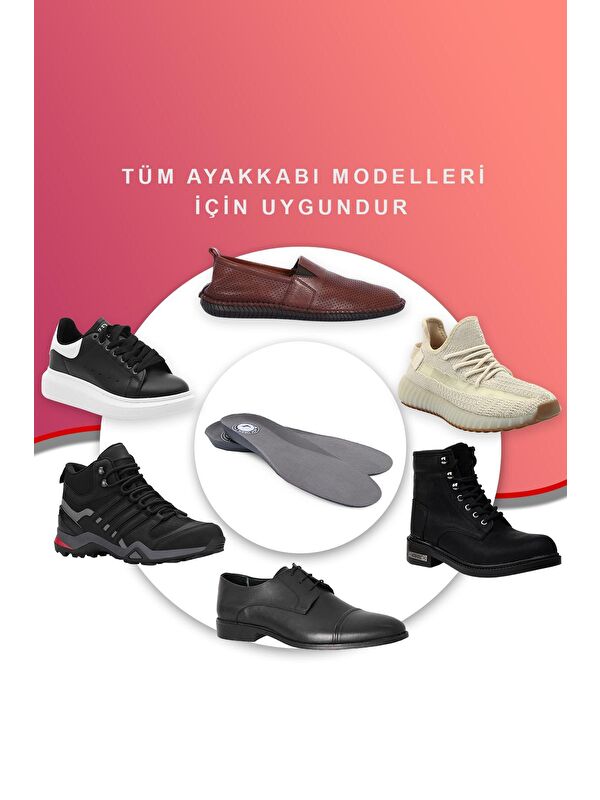 N20 Darbe Emici Ayakkabı Tabanlığı Gri - Görsel 6