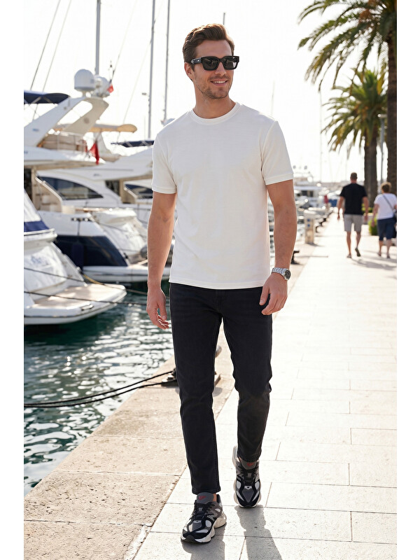 Buratti Pamuklu Slim Fit Normal Bel Jeans 5901C83MILANO