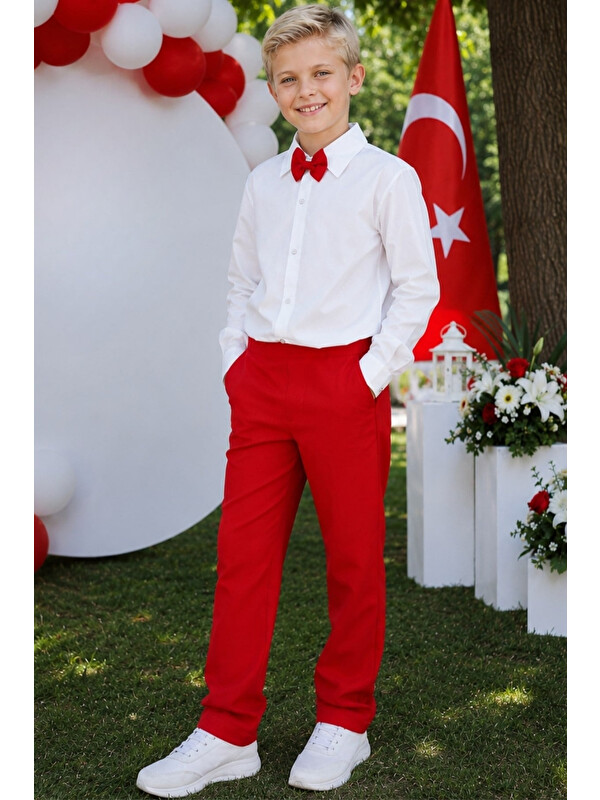 Parla Kids Erkek Çocuk Papyonlu Takım