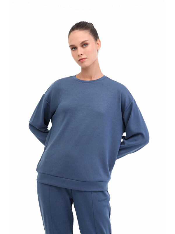 Lumberjack WB 16ALICE-C CK97 5PR Mavi Kadın Sweatshirt