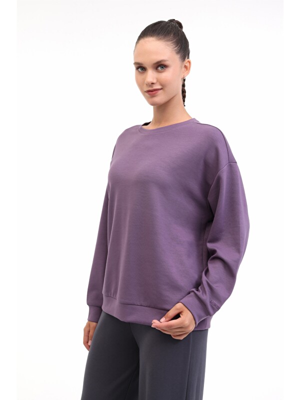 Lumberjack WB 16ALICE-C CK97 5PR Mor Kadın Sweatshirt