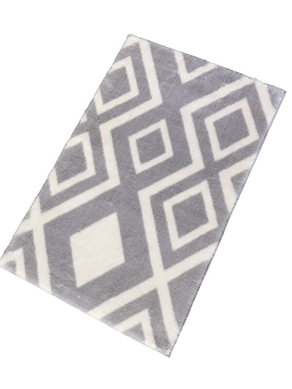 Jassrug Royal Halı 50x80 Karo Gri